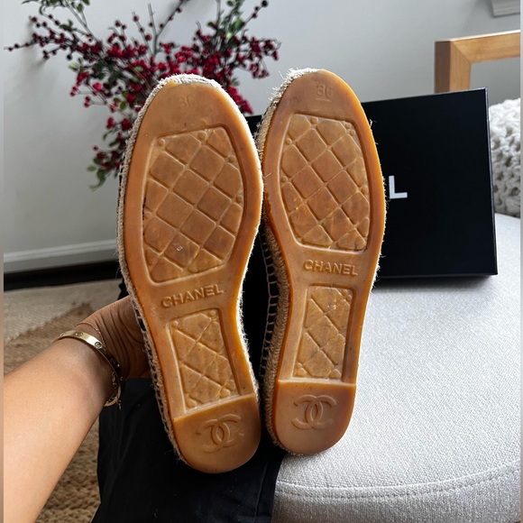 Chanel Espadrilles Lambskin Black- Sz. 36 - Picture 6 of 7